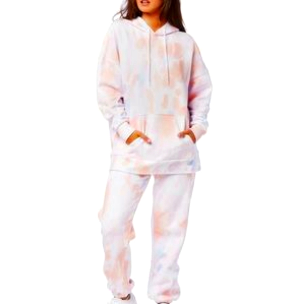 Lazypants Pastel Watercolour Tie Dye Hoodie